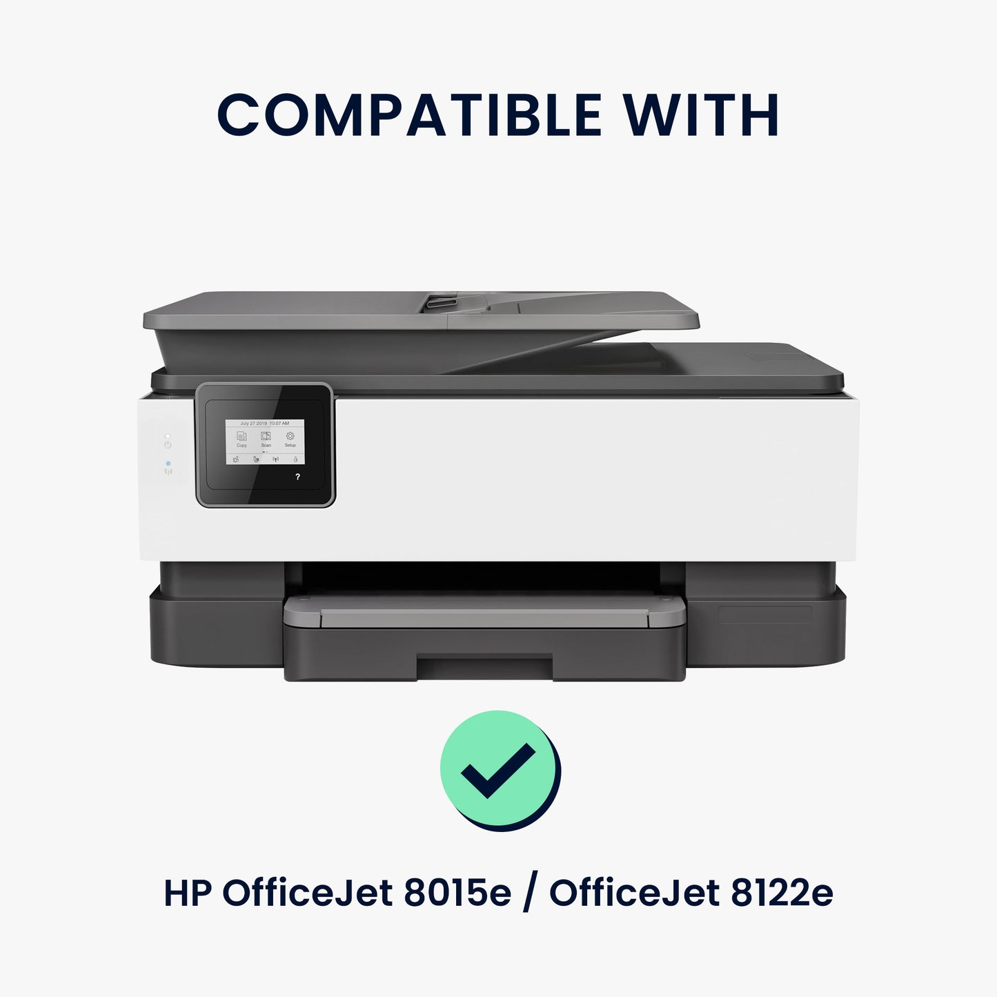 kwmobile Cover kompatibel mit HP OfficeJet 8015e / OfficeJet 8122e Hülle Tasche für Drucker Staubschutzhülle Schutzhaube Schutzhülle