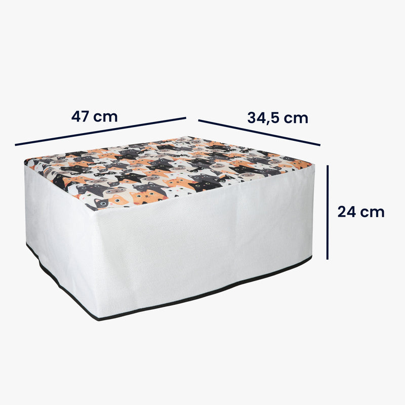 kwmobile Cover kompatibel mit HP OfficeJet 8015e / OfficeJet 8122e Hülle Tasche für Drucker Staubschutzhülle Schutzhaube Schutzhülle