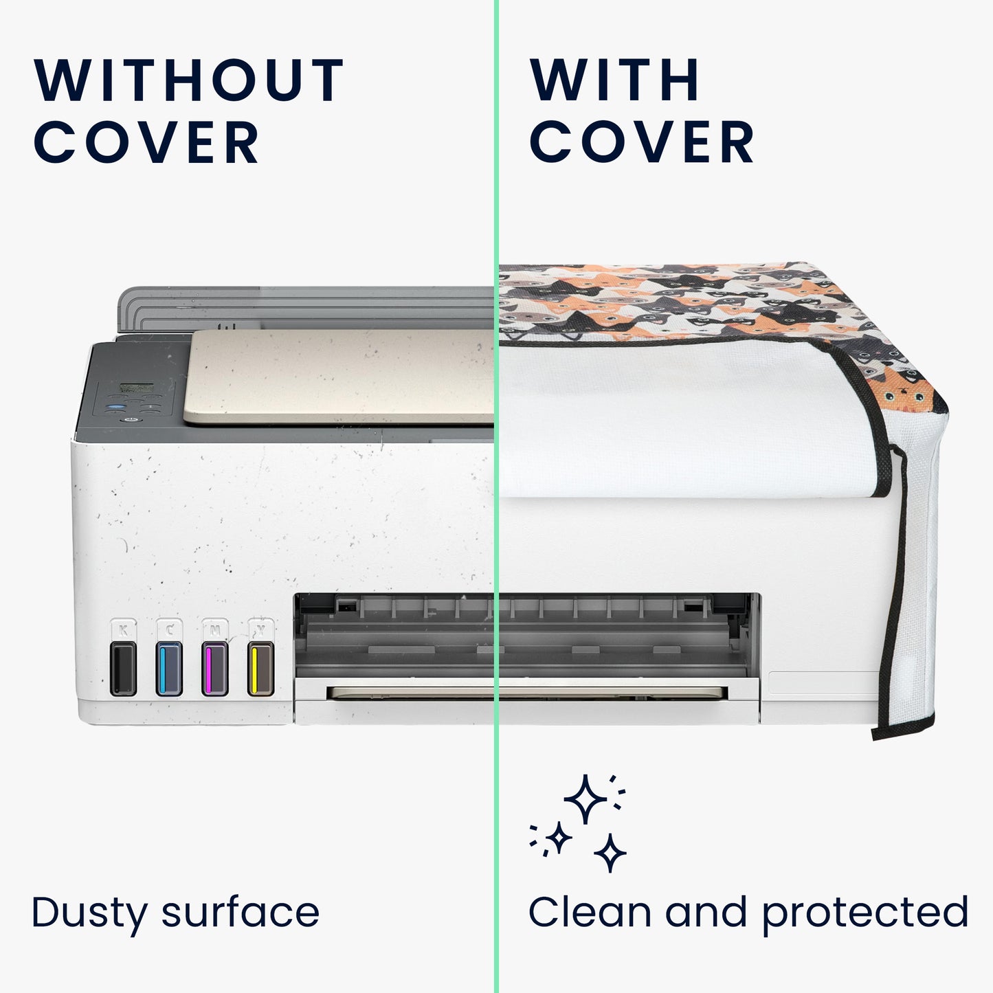 kwmobile Cover kompatibel mit HP Smart Tank 7005 / Smart Tank 5000 Hülle Tasche für Drucker Staubschutzhülle Schutzhaube Schutzhülle