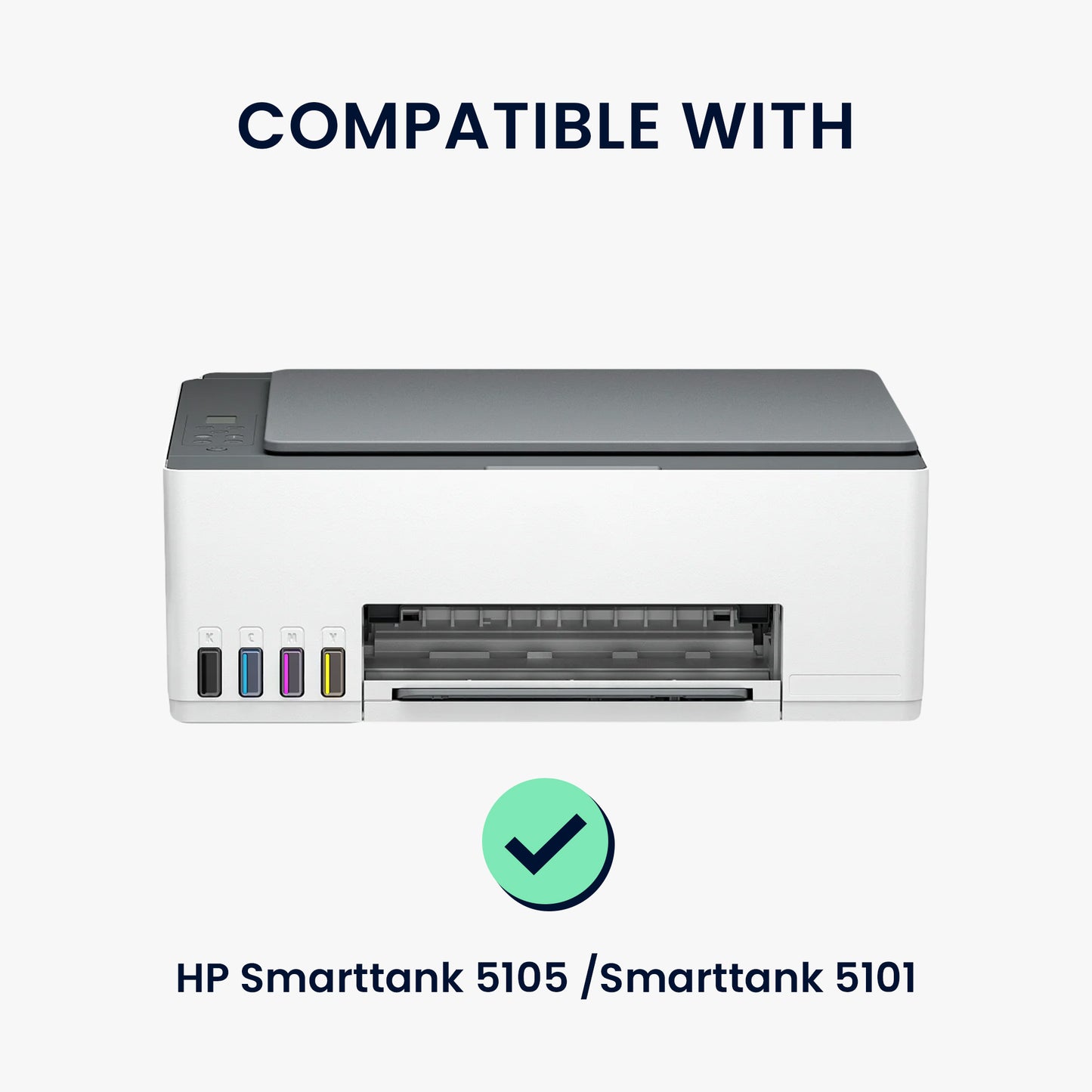 kwmobile Cover kompatibel mit HP Smarttank 5105 / Smarttank 5101 Hülle Tasche für Drucker Staubschutzhülle Schutzhaube Schutzhülle