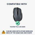 kwmobile Maus Tasche kompatibel mit TECKNET Pro 2.4G 2600 Hülle - Case für Bluetooth Maus aus robustem Stoff