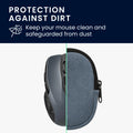 kwmobile Maus Tasche kompatibel mit TECKNET Pro 2.4G 2600 Hülle - Case für Bluetooth Maus aus robustem Stoff