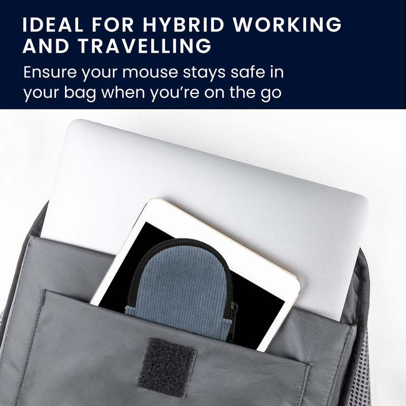 kwmobile Maus Tasche kompatibel mit TECKNET Pro 2.4G 2600 Hülle - Case für Bluetooth Maus aus robustem Stoff