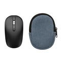 kwmobile Maus Tasche kompatibel mit HP Z3700 / Anmck M1P / AE WISH ANEWISH / cimetech TM013 Hülle - Case für Bluetooth Maus aus robustem Cord und Neopren Stoff - Vintage Blue Vintage Blue  
