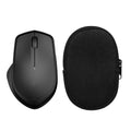 kwmobile Maus Tasche kompatibel mit HP 280M Silent / Logitech M705 Hülle - Case für Bluetooth Maus aus robustem Cord und Neopren Stoff - Schwarz Schwarz  