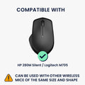 kwmobile Maus Tasche kompatibel mit HP 280M Silent / Logitech M705 Hülle Case für Bluetooth Maus aus robustem Stoff
