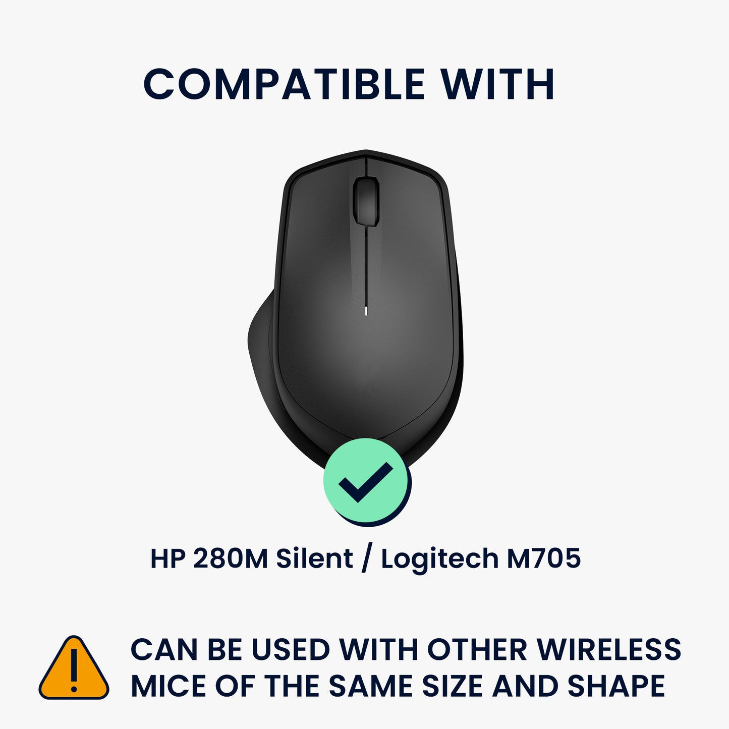 kwmobile Maus Tasche kompatibel mit HP 280M Silent / Logitech M705 Hülle Case für Bluetooth Maus aus robustem Stoff