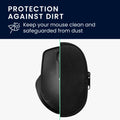 kwmobile Maus Tasche kompatibel mit HP 280M Silent / Logitech M705 Hülle Case für Bluetooth Maus aus robustem Stoff