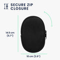 kwmobile Maus Tasche kompatibel mit HP 280M Silent / Logitech M705 Hülle Case für Bluetooth Maus aus robustem Stoff