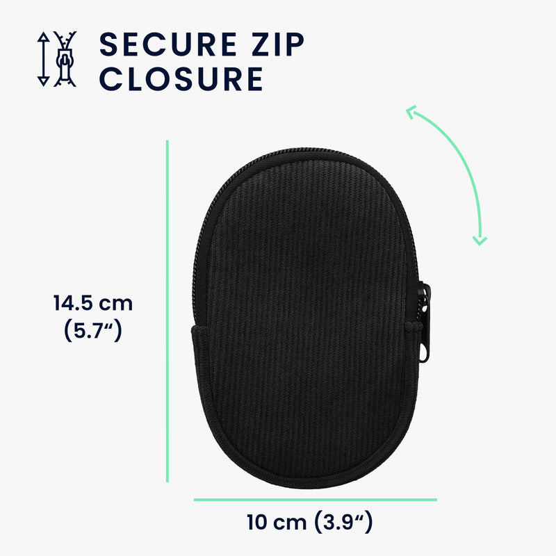 kwmobile Maus Tasche kompatibel mit HP 280M Silent / Logitech M705 Hülle Case für Bluetooth Maus aus robustem Stoff