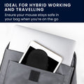 kwmobile Maus Tasche kompatibel mit HP 280M Silent / Logitech M705 Hülle Case für Bluetooth Maus aus robustem Stoff