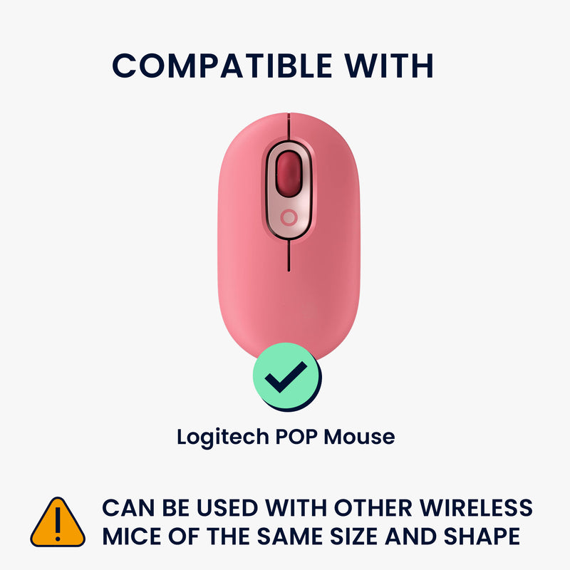 kwmobile Maus Tasche kompatibel mit Logitech POP Mouse Hülle - Case für Bluetooth Maus aus Neopren Stoff
