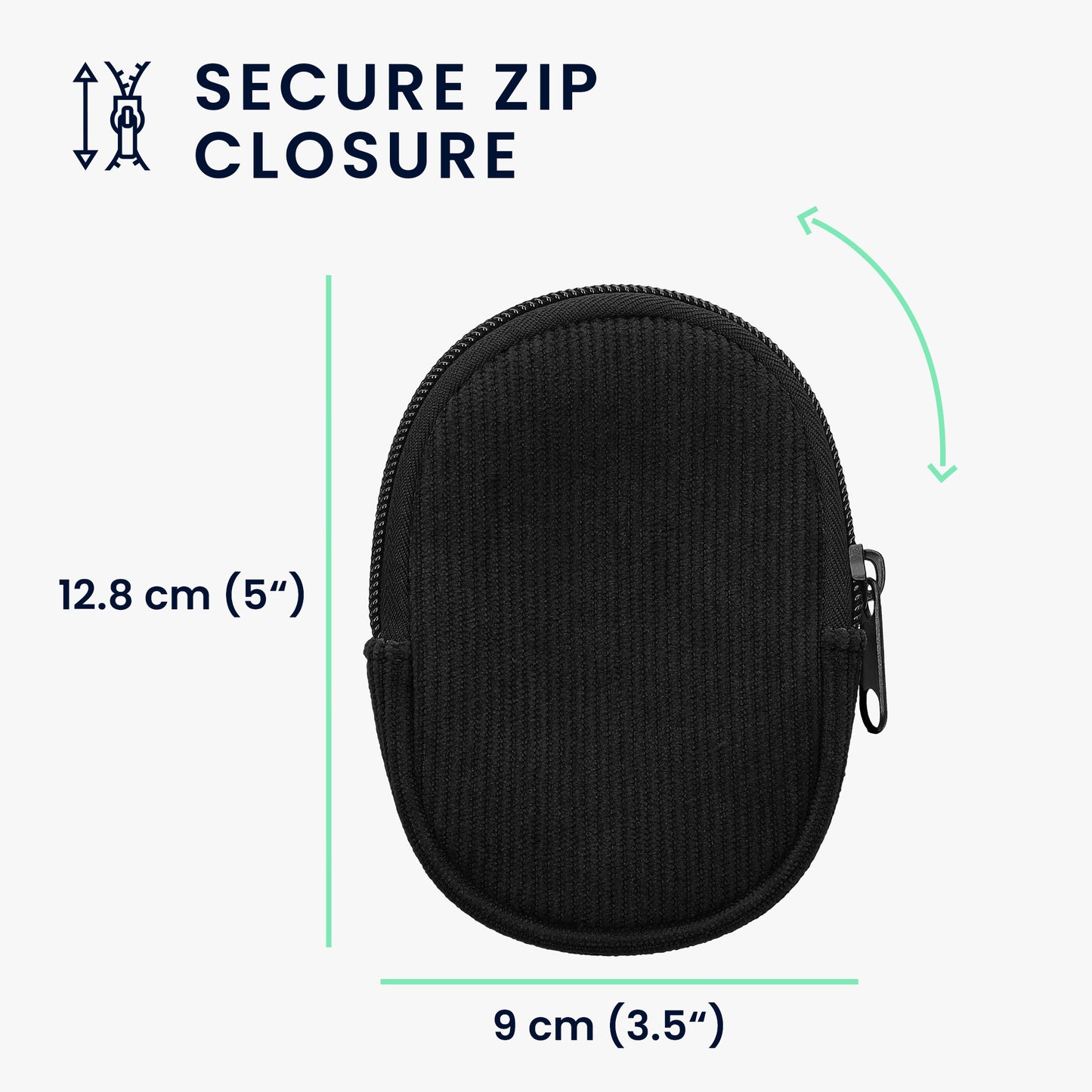 kwmobile Maus Tasche kompatibel mit Logitech POP Mouse Hülle - Case für Bluetooth Maus aus Neopren Stoff