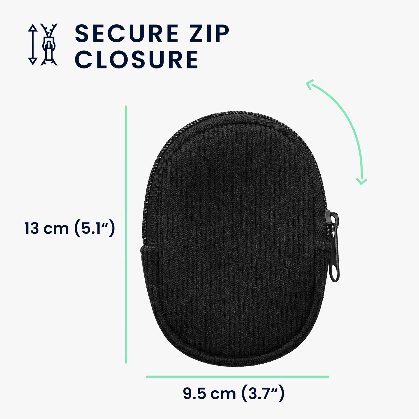 kwmobile Maus Tasche kompatibel mit Logitech M171 Hülle - Case für Bluetooth Maus aus robustem und Neopren Stoff