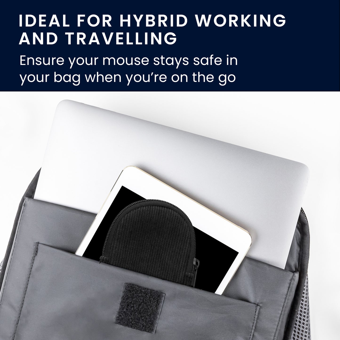 kwmobile Maus Tasche kompatibel mit Logitech M171 Hülle - Case für Bluetooth Maus aus robustem und Neopren Stoff
