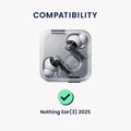 kwmobile Hülle kompatibel mit Nothing Ear (3) 2025 Kopfhörer Case Schutzhülle