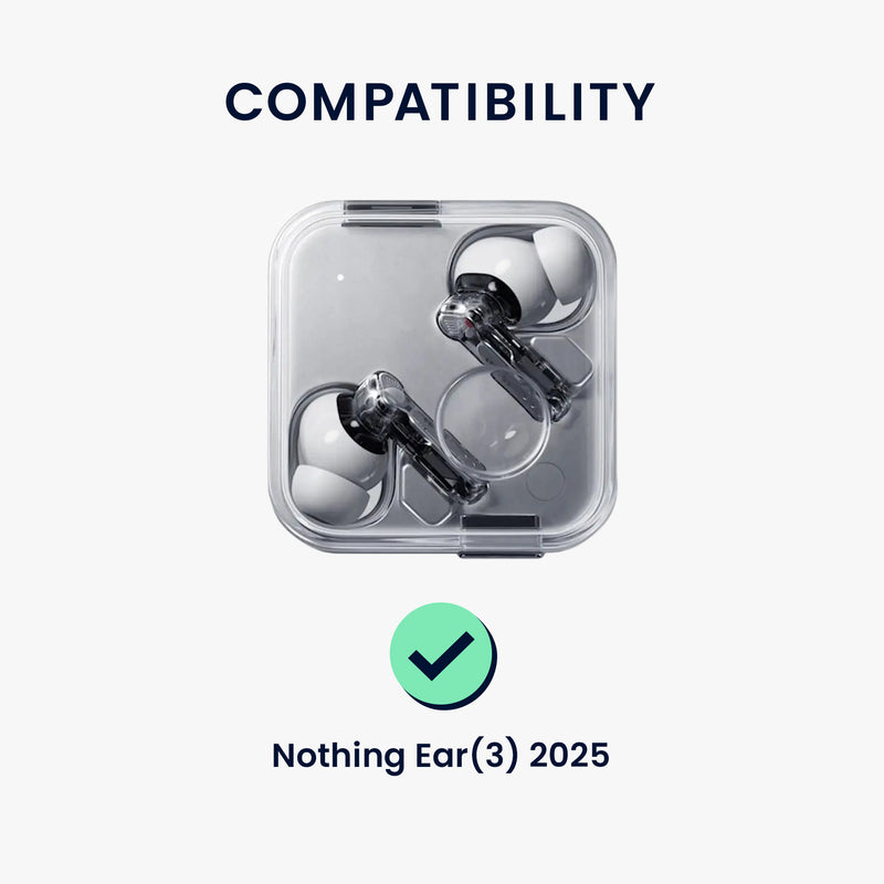 kwmobile Hülle kompatibel mit Nothing Ear (3) 2025 Kopfhörer Case Schutzhülle