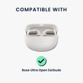 kwmobile Kopfhörer Case kompatibel mit Bose Ultra Open Earbuds Hülle mit Standfunktion und Sicherheitsverschluss