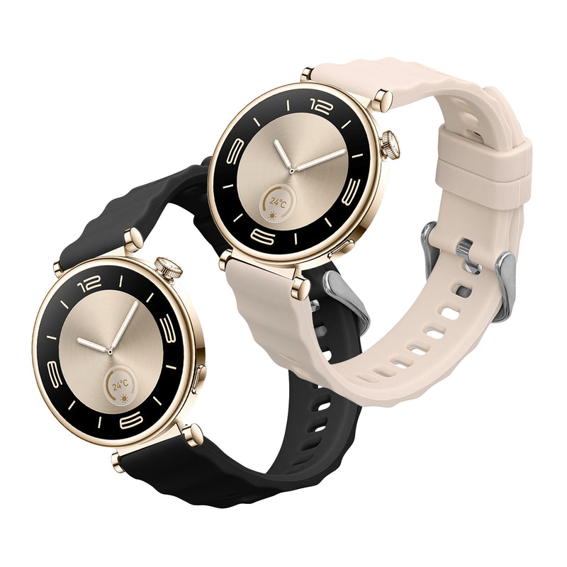 kwmobile Uhrenarmband für Huawei Watch GT6 41mm / GT5 Pro 42mm / GT5 41mm / GT4 41mm Armband Fitnesstracker Band Set Ersatzarmband Smartwatch