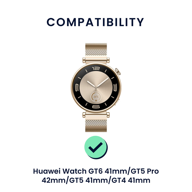kwmobile Uhrenarmband für Huawei Watch GT6 41mm / GT5 Pro 42mm / GT5 41mm / GT4 41mm Armband Fitnesstracker Band Set Ersatzarmband Smartwatch