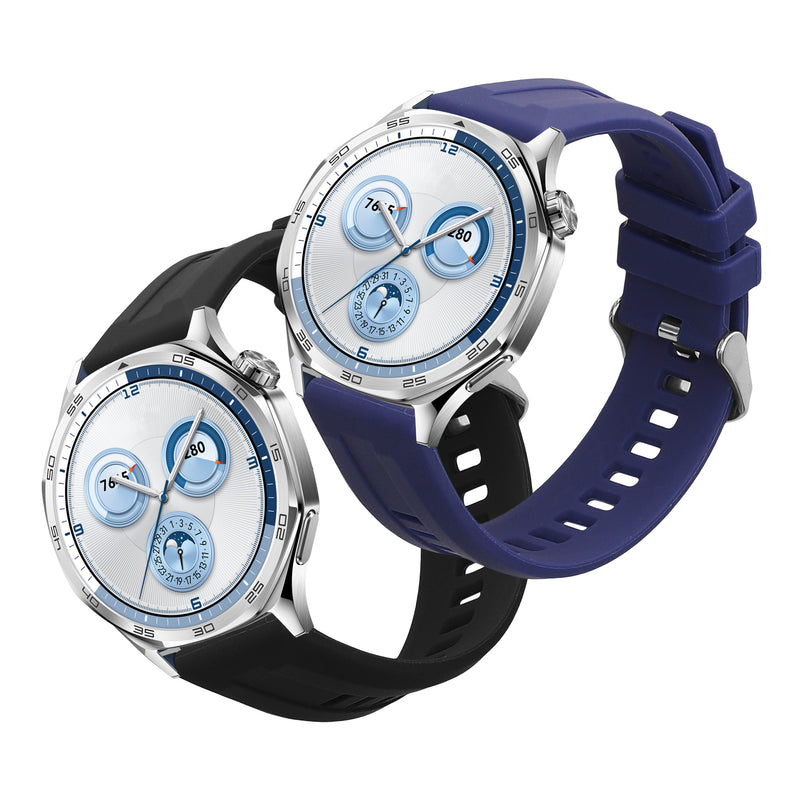 kwmobile Uhrenarmband für Huawei Watch GT6 Pro 46mm / GT6 46mm / GT5 Pro 46mm / GT5 46mm Armband Fitnesstracker Band Set Ersatzarmband Smartwatch