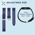 kwmobile Uhrenarmband für Huawei Watch GT6 Pro 46mm / GT6 46mm / GT5 Pro 46mm / GT5 46mm Armband Fitnesstracker Band Set Ersatzarmband Smartwatch
