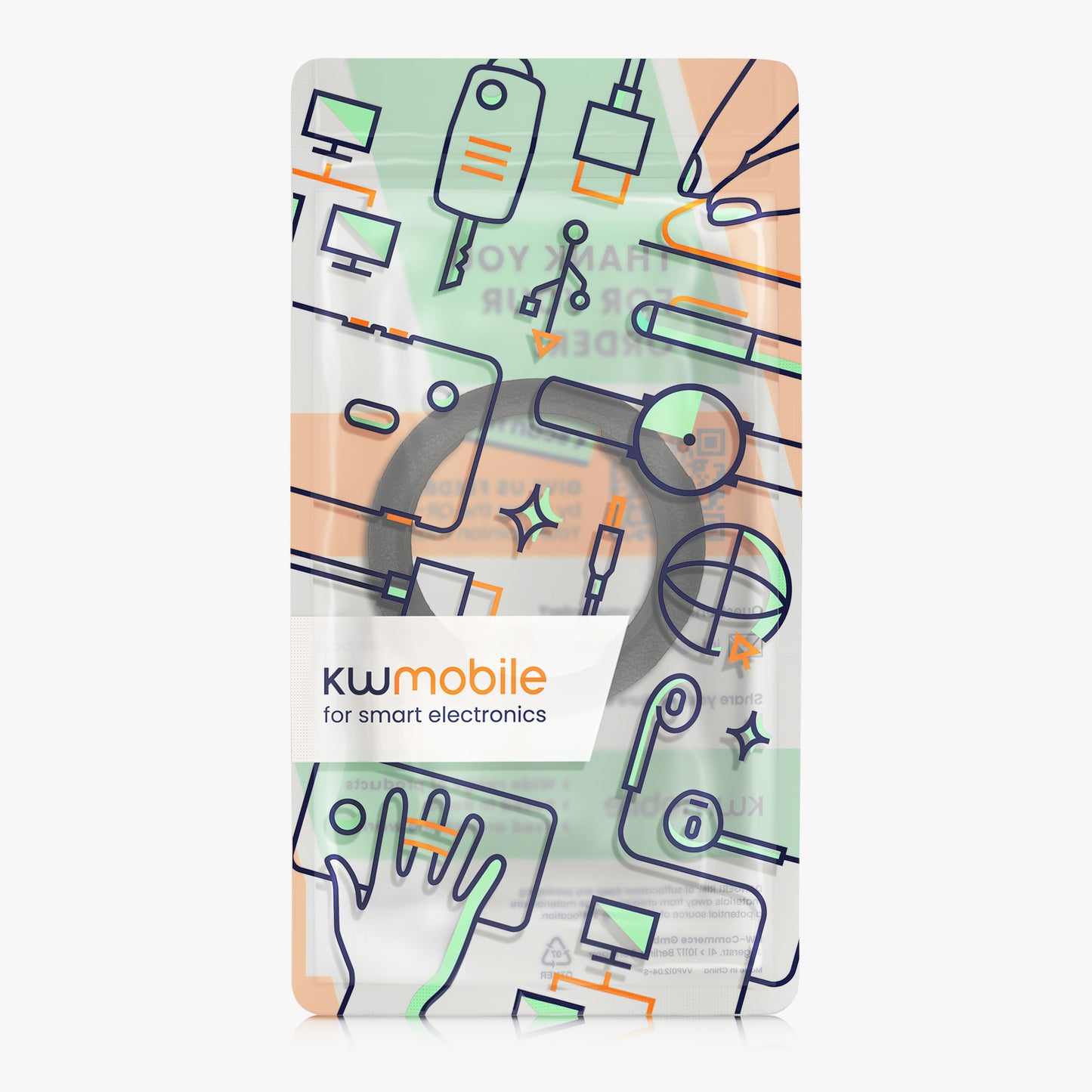 kwmobile Schutzhülle kompatibel mit Huawei Watch GT6 41mm Hülle - Fitness Tracker Case aus Soft Smartwatch Case
