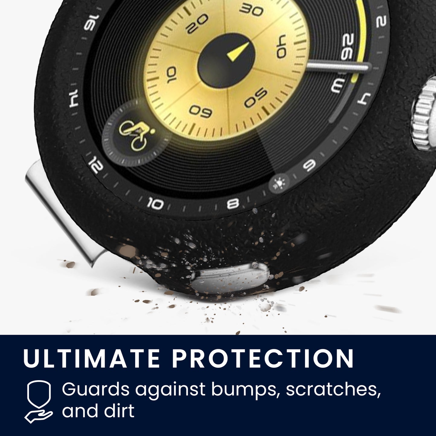 kwmobile Schutzhülle kompatibel mit Huawei Watch GT6 41mm Hülle - Fitness Tracker Case aus Soft Smartwatch Case