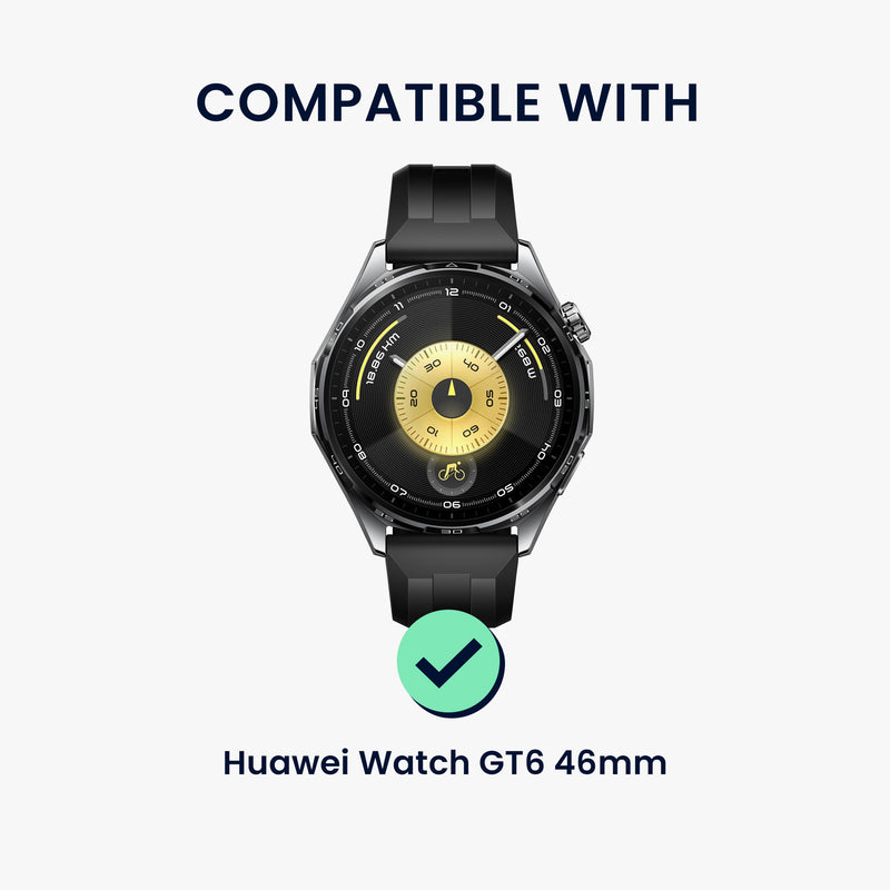 kwmobile Schutzhülle kompatibel mit Huawei Watch GT6 46mm Hülle Fitness Tracker Case Soft Smartwatch Case