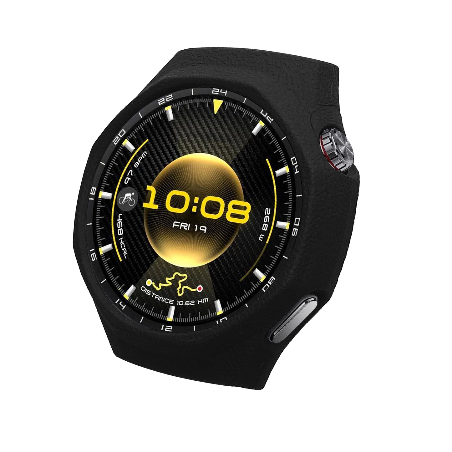 kwmobile Schutzhülle kompatibel mit Huawei Watch GT6 Pro 46mm Hülle Fitness Tracker Case Soft Smartwatch Case