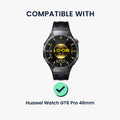 kwmobile Schutzhülle kompatibel mit Huawei Watch GT6 Pro 46mm Hülle Fitness Tracker Case Soft Smartwatch Case
