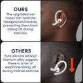 kwmobile Ohrbügel für In-Ear-Kopfhörer kompatibel mit Apple Airpods 1 / 2 / 3 / 4 / Pro 1 / Airpods Pro 2 Halterung - Ohr Halterung für Bluetoooth Kopfhörer