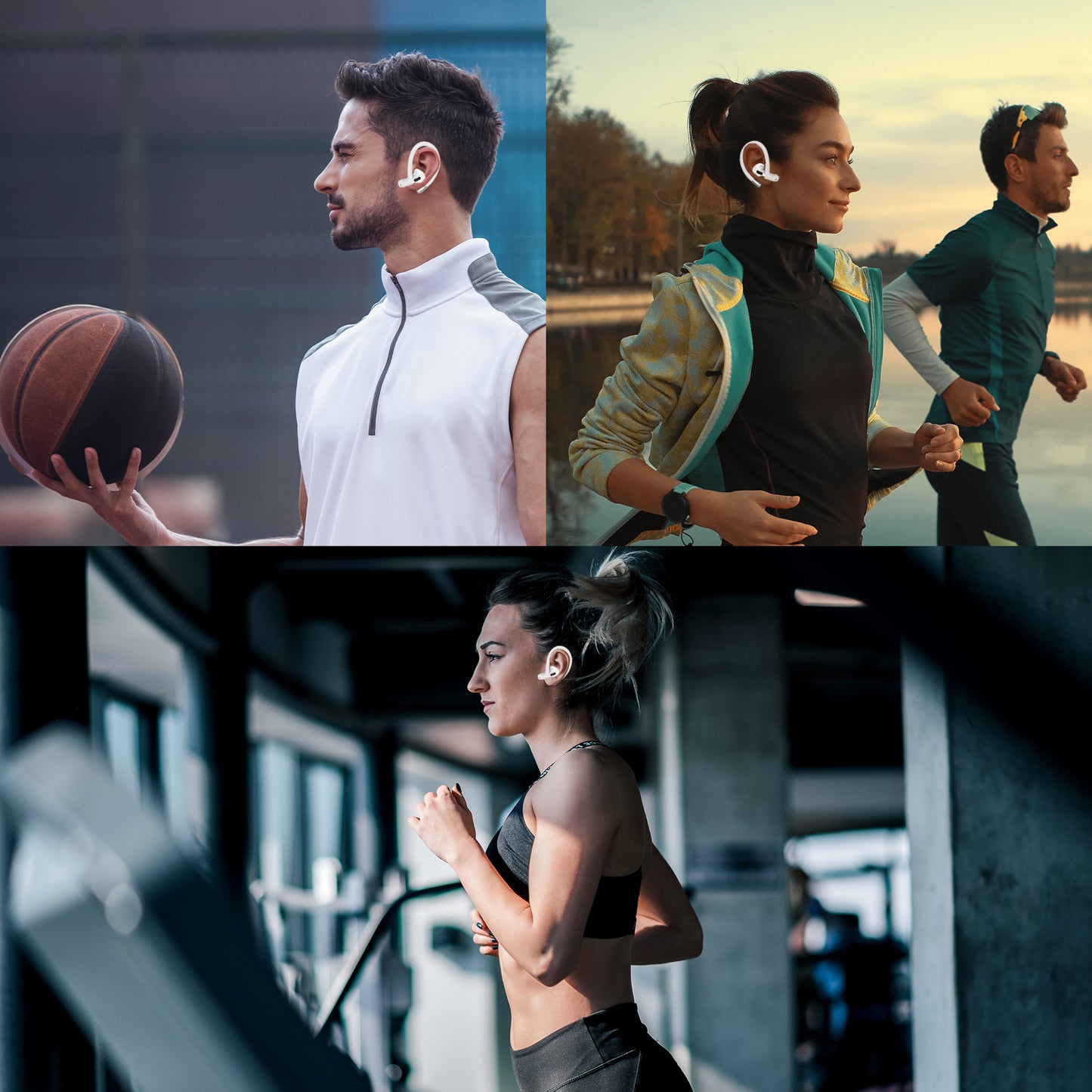 kwmobile Ohrbügel für In-Ear-Kopfhörer kompatibel mit Apple Airpods 1 / 2 / 3 / 4 / Pro 1 / Airpods Pro 2 Halterung - Ohr Halterung für Bluetoooth Kopfhörer