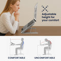 kwmobile Laptop Ständer für Laptop PC / Portable Monitor / Tablet Laptop Stand - Laptopständer Zubehör - Halterung Notebook Ständer - Halter