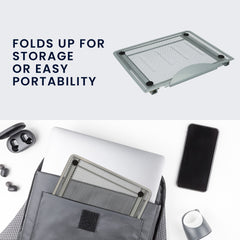 kwmobile Laptop Ständer für Laptop PC / Portable Monitor / Tablet Laptop Stand - Laptopständer Zubehör - Halterung