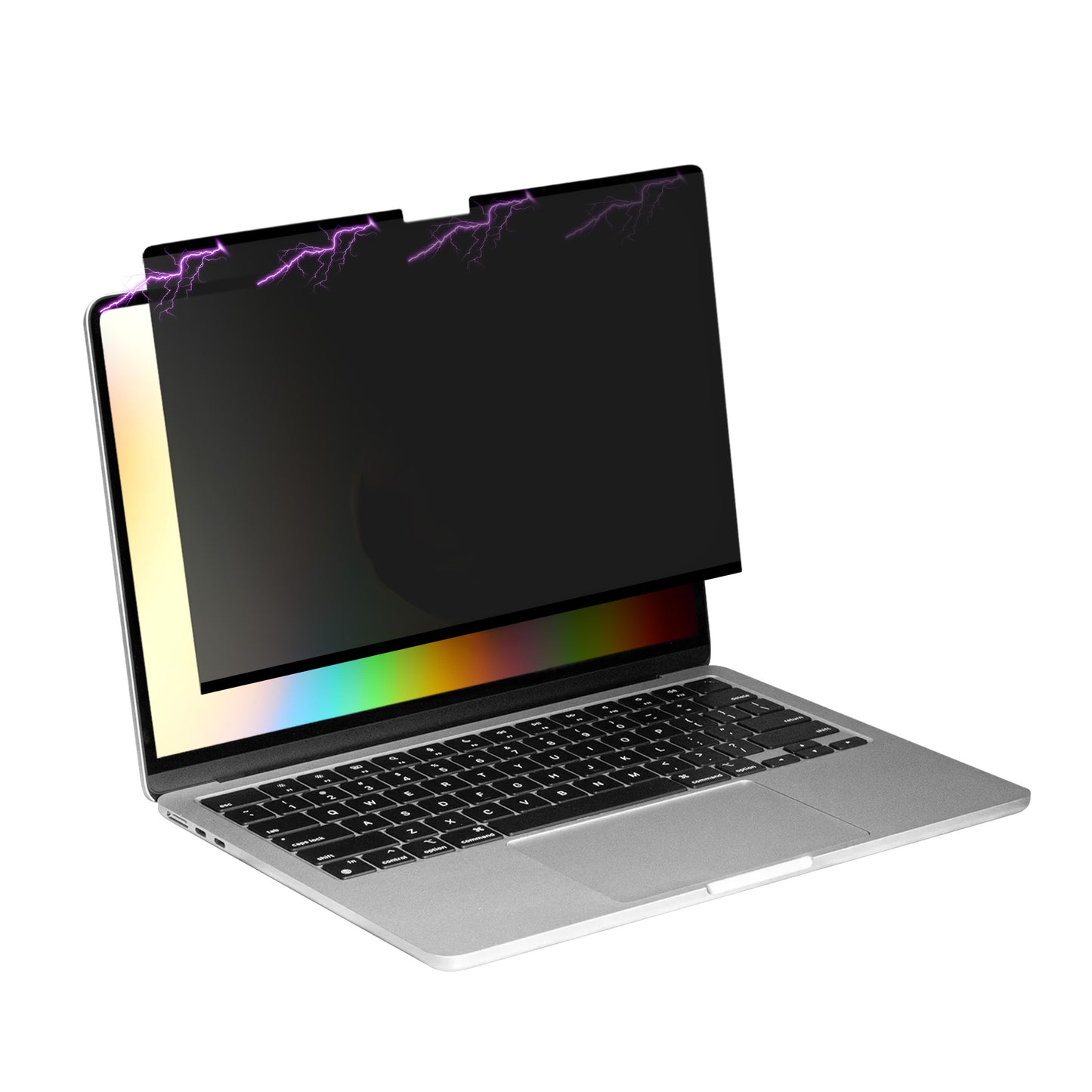 kwmobile Sichtschutzfolie für Apple MacBook Pro 13.3 M1 M2 Folie Blickschutzfolie Privacy Screen Laptop Folie magnetisch Anti Spy Folie Laptop Schutz