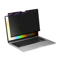 kwmobile Sichtschutzfolie für Apple Macbook Air 13.6 M3 2024 A3113 / M2 A2681 Folie - Blickschutzfolie Privacy Screen - Laptop Folie - Laptop Schutz