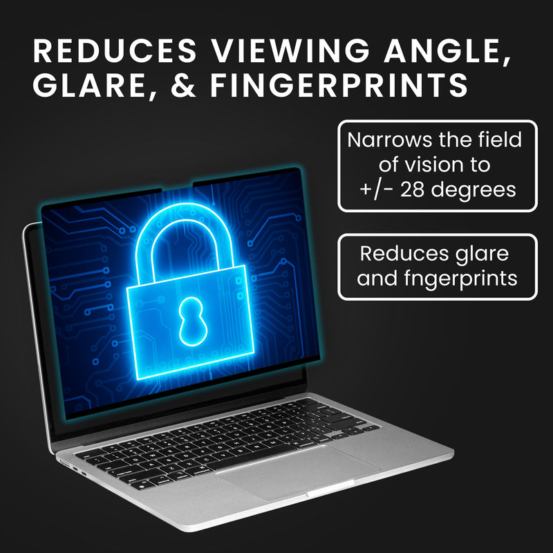 kwmobile Sichtschutzfolie für Apple Macbook Pro 16.2 2024 M4 A3403 / A3186 Folie - Blickschutzfolie Privacy Screen - Laptop Folie magnetisch - Anti Spy Folie - Laptop Schutz
