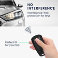 kwmobile Autoschlüssel Hülle kompatibel mit Audi 3-Tasten Smartkey Autoschlüssel (nur Keyless Go) Hülle