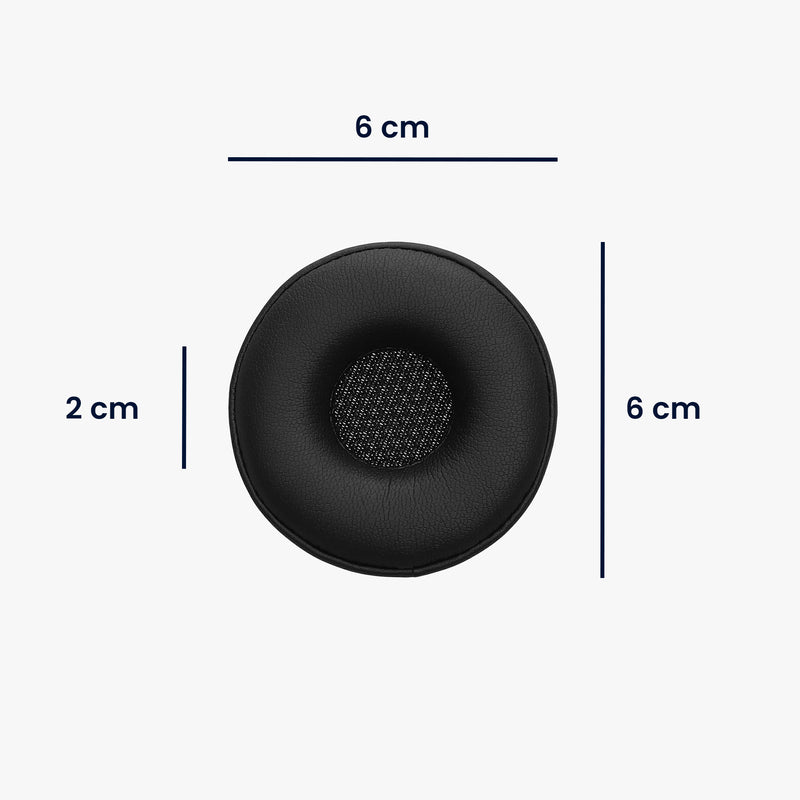 kwmobile Ohr Polster für Jabra Engage 50 / Engage 30 Ohrpolster Ersatzteile Kopfhörer Ersatzpolster für Over Ear Headphones