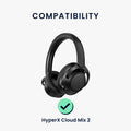 kwmobile Ohr Polster für HyperX Cloud Mix 2 Ohrpolster Ersatz Ohrpolster Kopfhörer Ersatzteile Kopfhörer Ersatzpolster Over Ear Headphones