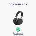 kwmobile Ohr Polster für Beyerdynamic AVENTHO 300 Ohrpolster Ersatz Ohrpolster Kopfhörer Ersatzteile Kopfhörer Ersatzpolster Over Ear Headphones