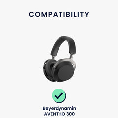 kwmobile Ohr Polster für Beyerdynamic AVENTHO 300 Ohrpolster Ersatz Ohrpolster Kopfhörer Ersatzteile Kopfhörer