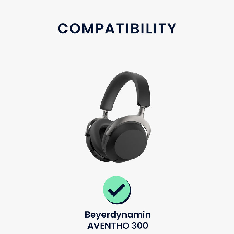 kwmobile Ohr Polster für Beyerdynamic AVENTHO 300 Ohrpolster Ersatz Ohrpolster Kopfhörer Ersatzteile Kopfhörer Ersatzpolster Over Ear Headphones