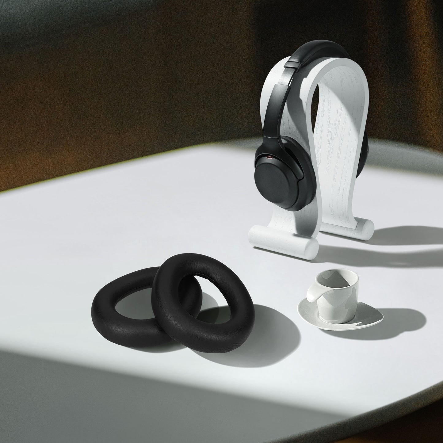 kwmobile Ohr Polster für Beyerdynamic AVENTHO 300 Ohrpolster Ersatz Ohrpolster Kopfhörer Ersatzteile Kopfhörer Ersatzpolster Over Ear Headphones