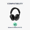 kwmobile Ohr Polster für Bowers & Wilkins PX7 S3 Ohrpolster Ersatz Kopfhörer Ersatzteile Over Ear Headphones