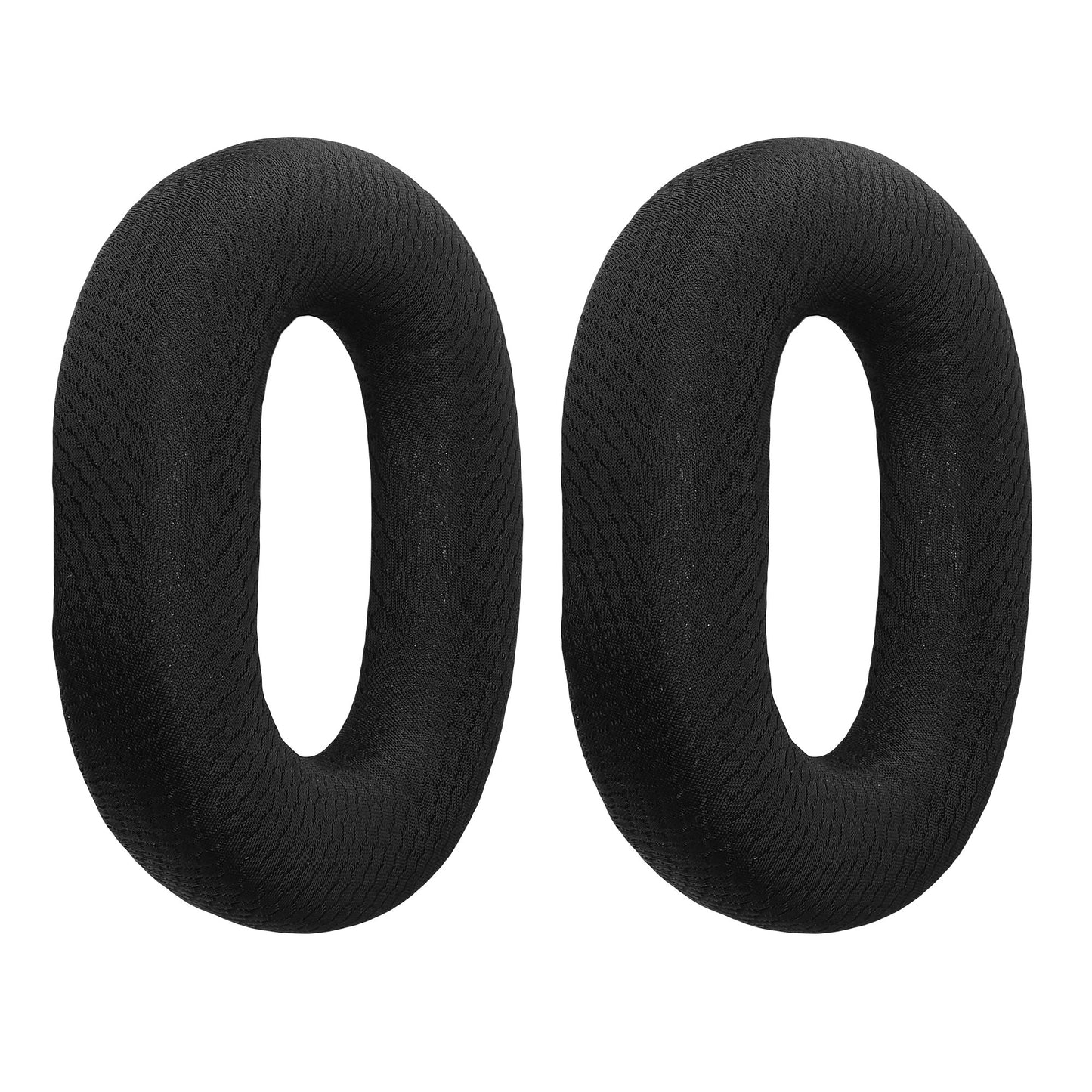 kwmobile 2x Mesh Polyester Ohr Polster für Razer BlackShark V3 Pro Ohrpolster - Ersatz Ohrpolster - Kopfhörer Ersatzteile - Kopfhörer Ersatzpolster für Over Ear Headphones Schwarz  