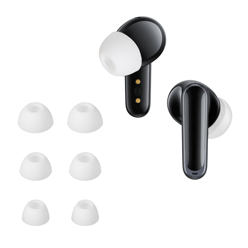 kwmobile 6x Polster kompatibel mit Anker soundcore P40i - 3 Größen - Silikon Ohrstöpsel In-Ear Kopfhörer Weiß  