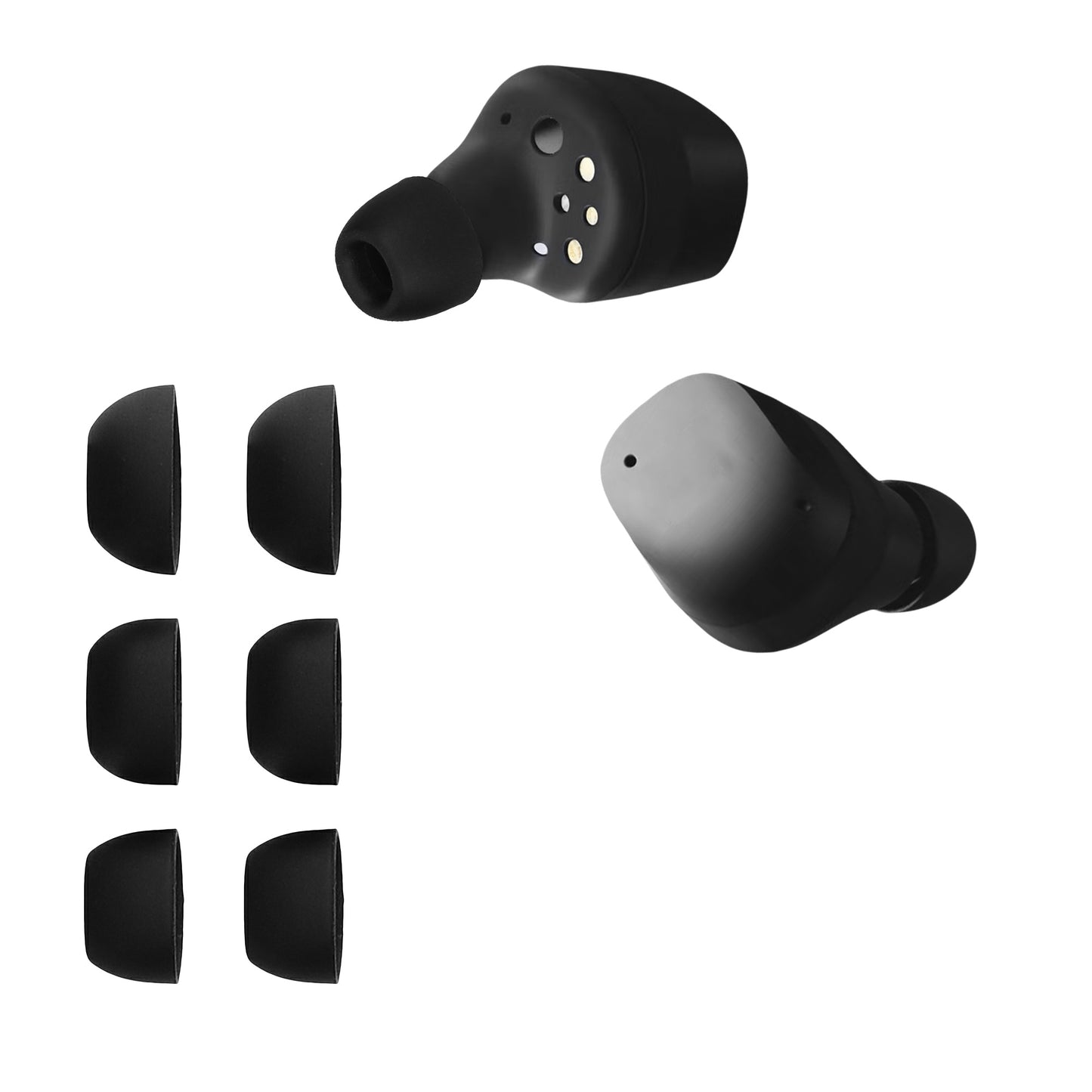 kwmobile Polster kompatibel mit Sennheiser MOMENTUM True Wireless 3 In-Ear Kopfhörer