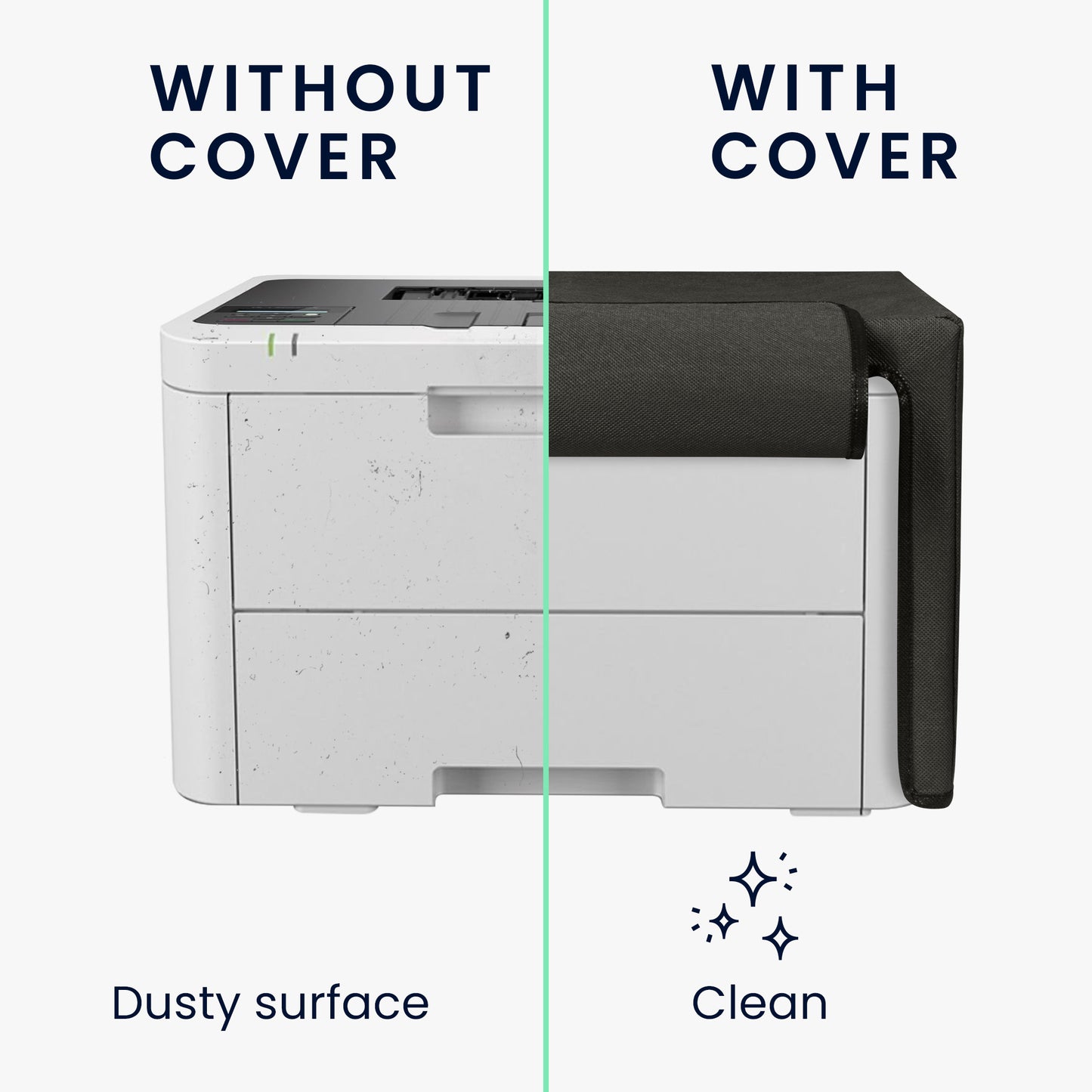 kwmobile Cover kompatibel mit Brother HL-L3220CWE Eco Pro / HL-L3215CW - Tasche Hülle Drucker - Staubschutzhülle Schutzhaube Schutzhülle